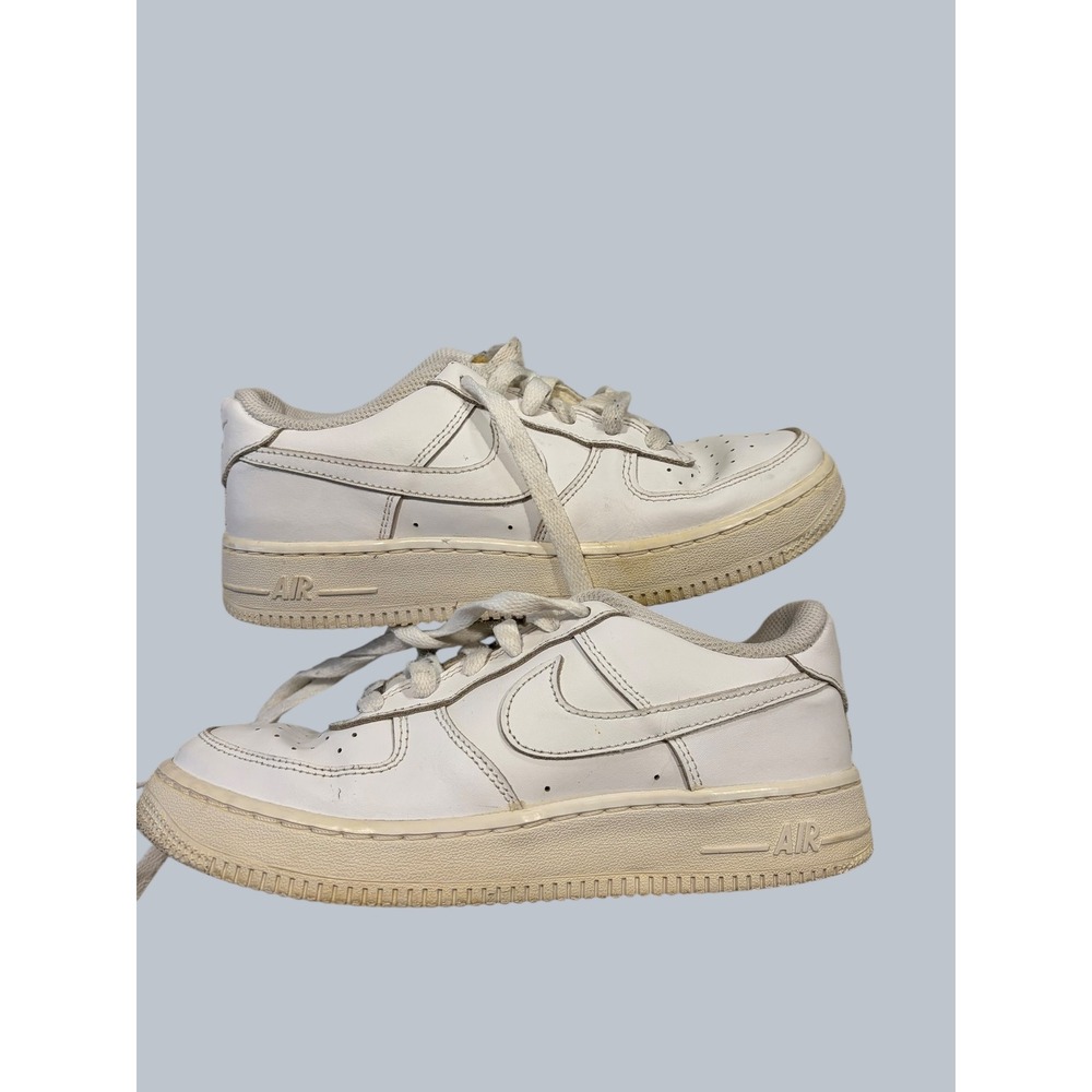Nike Air‎ Force 1 Low GS White Sneakers Shoes 314192-117 Kids